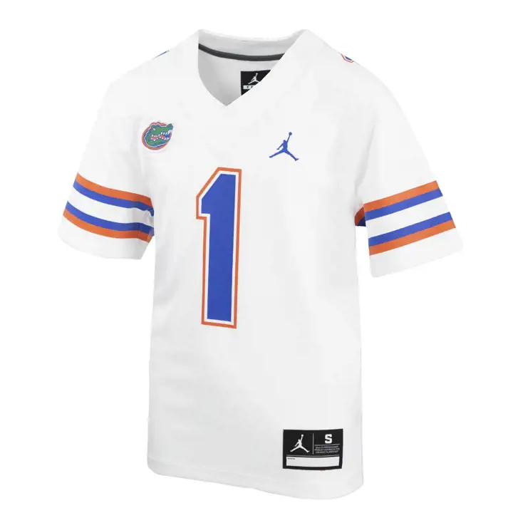 Maillot de match des Florida Gators NCAA (jeunes) – blanc