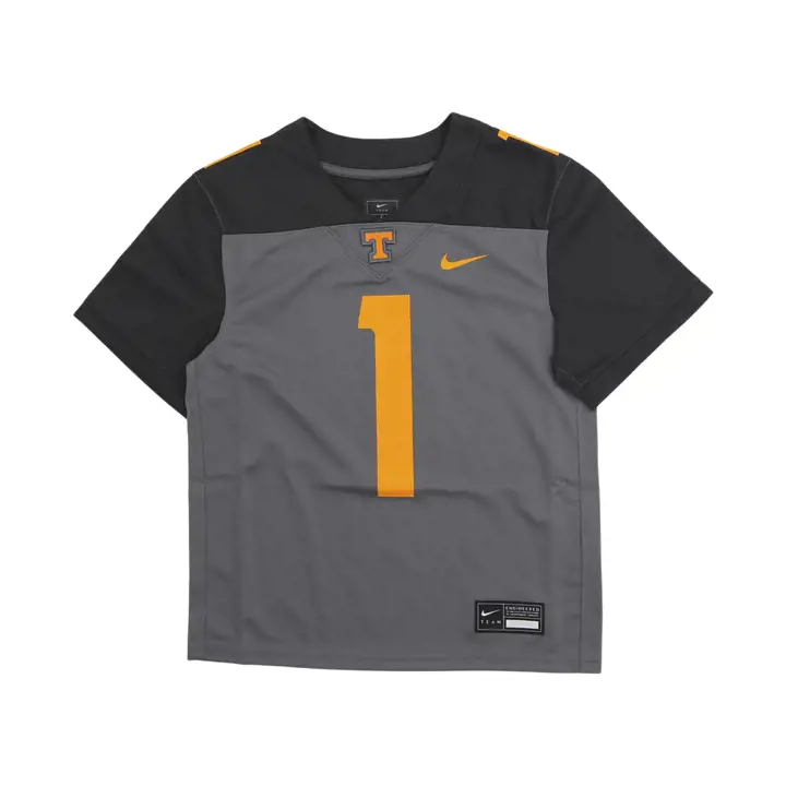 Maillot de match de football américain NCAA Tennessee Volunteers pour jeune GRY