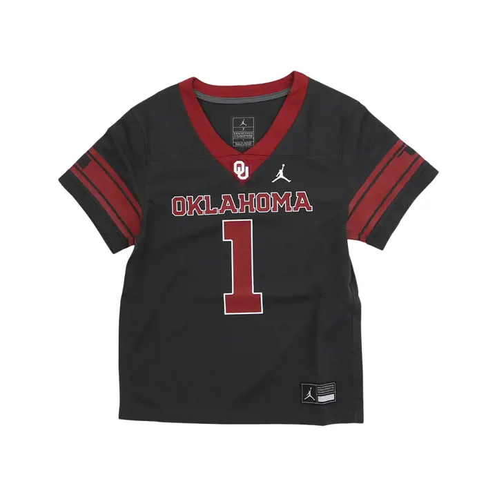Maillot de match des Oklahoma Sooners NCAA Enfant ANTHRACITE