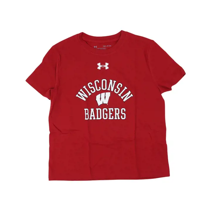 T-shirt en coton performant NCAA pour jeunes Wisconsin Badgers 22 r