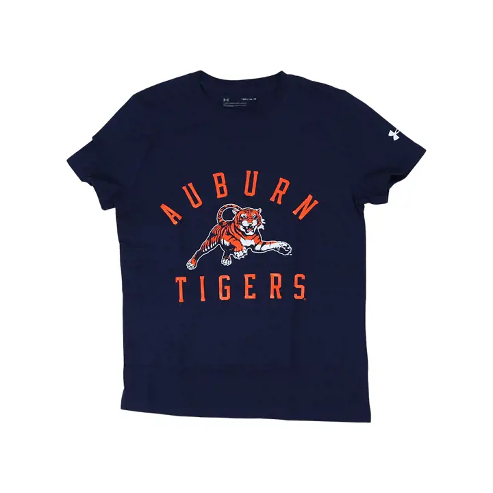 T-shirt de performance en coton Auburn Tigers NCAA pour jeunes 22 marine