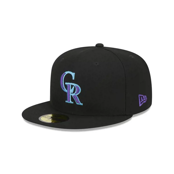 Casquette 59FIFTY Fête des Pères MLB 2023 Colorado Rockies noire