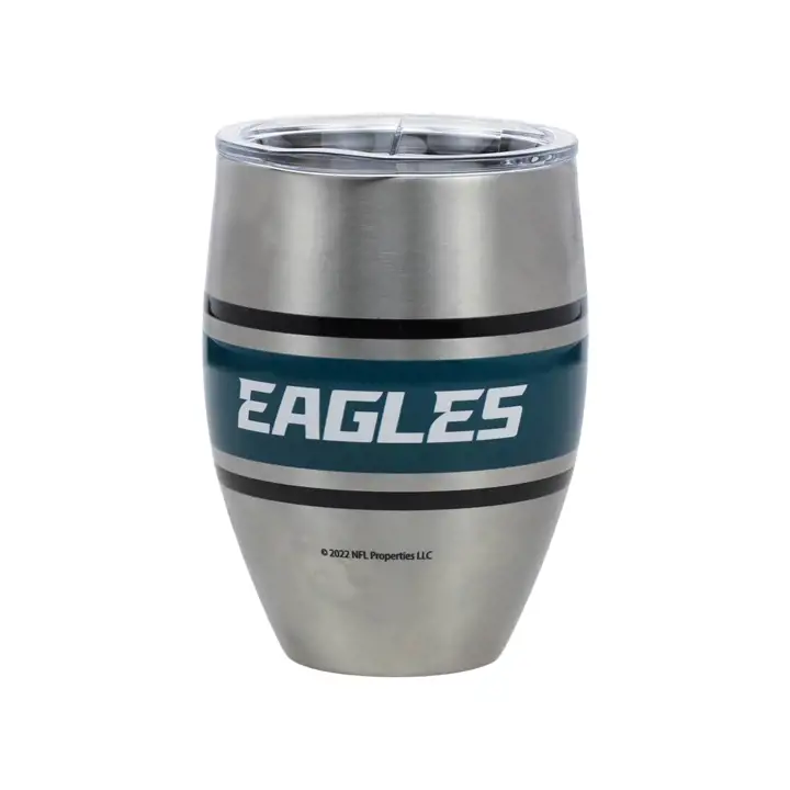 Philadelphia Eagles 12oz Rayures Acier Inoxydable