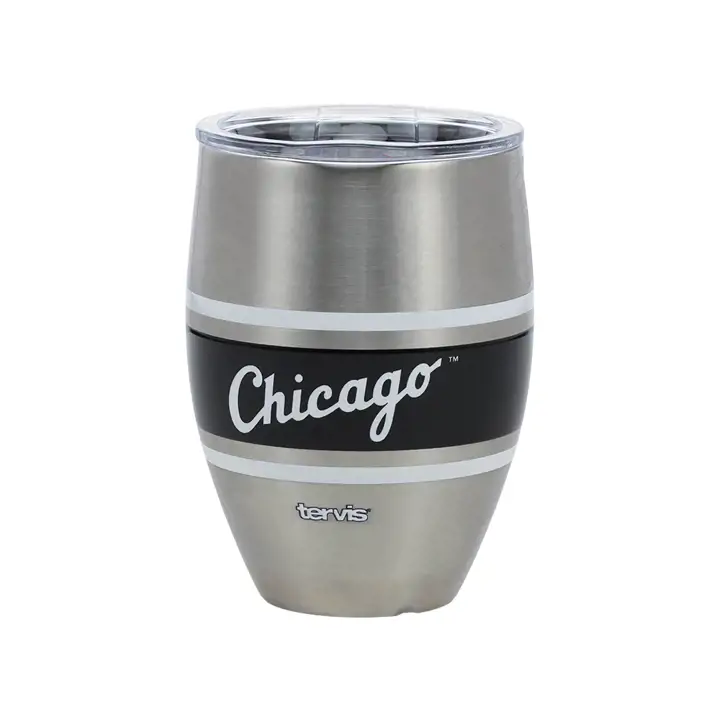 Chicago White Sox 12oz Rayures Acier inoxydable