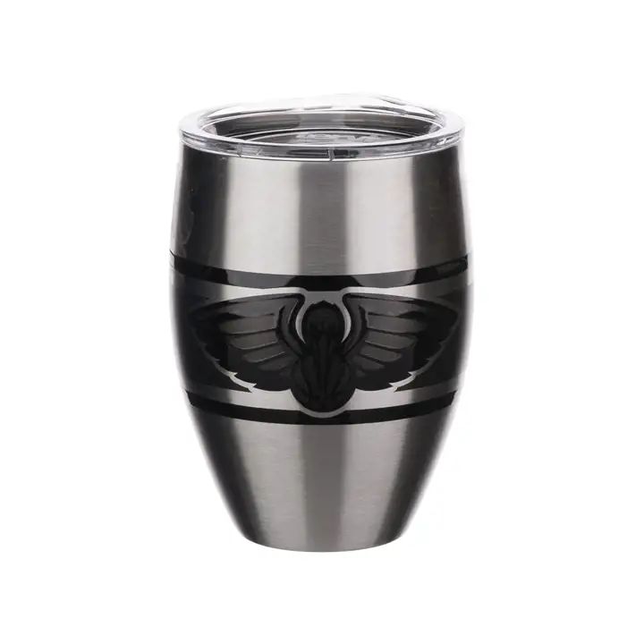 Nouvelle-Orléans Pélicans 12oz Rayures Acier Inoxydable ast