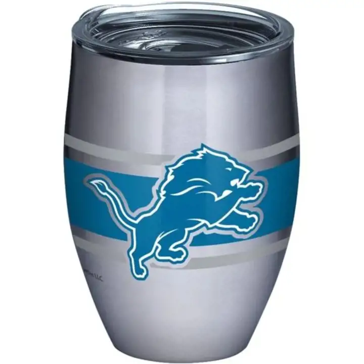 Detroit Lions 35 cl rayures acier inoxydable