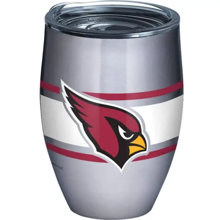 Gobelet isotherme 355 ml à rayures en acier inoxydable Arizona Cardinals ast