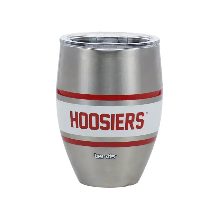 Gobelet en acier inoxydable à rayures Indiana Hoosiers de 355 ml