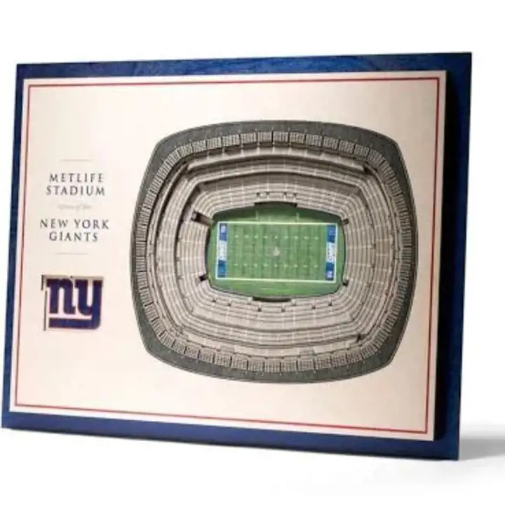 Décoration murale 3D 5 couches New York Giants StadiumView