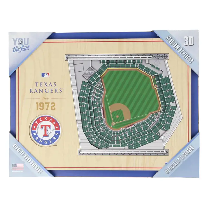 Texas Rangers 5-Layer StadiumView WallArt  ast