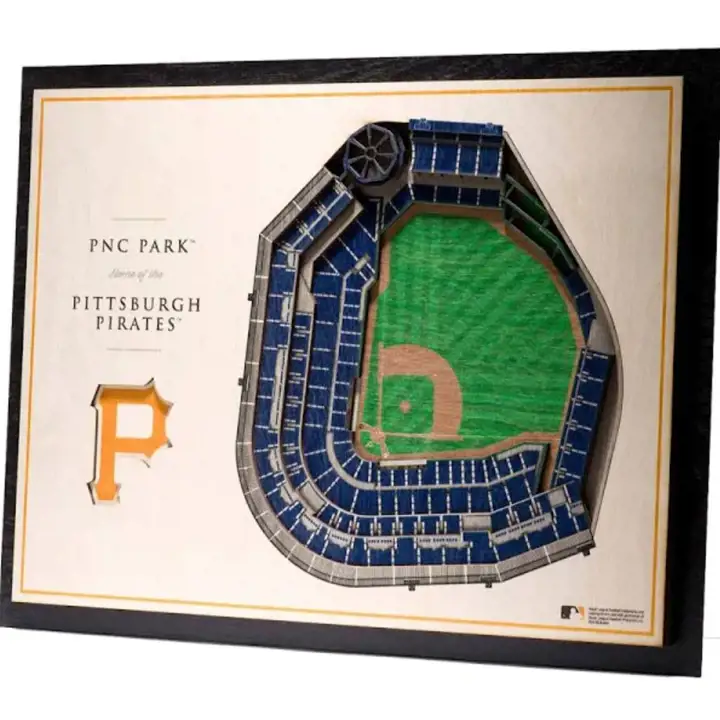 Pittsburgh Pirates Décoration murale StadiumView 5 couches