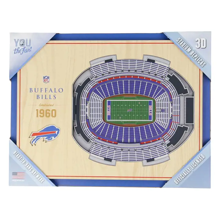 Buffalo Bills Décoration murale en 3D 5 couches StadiumView