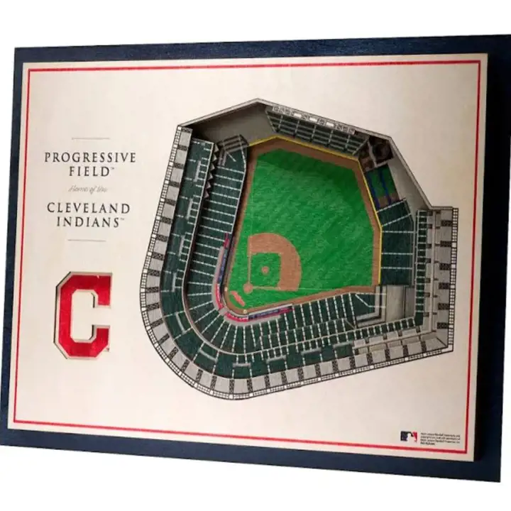 Cleveland Guardians 5-Layer StadiumView WallArt