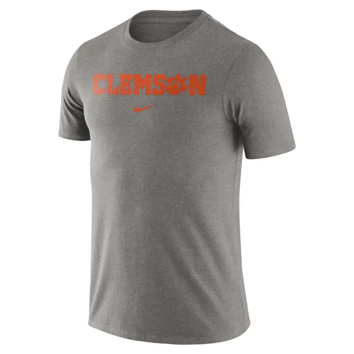 T-shirt essentiel à logo Clemson Tigers NCAA GRIS