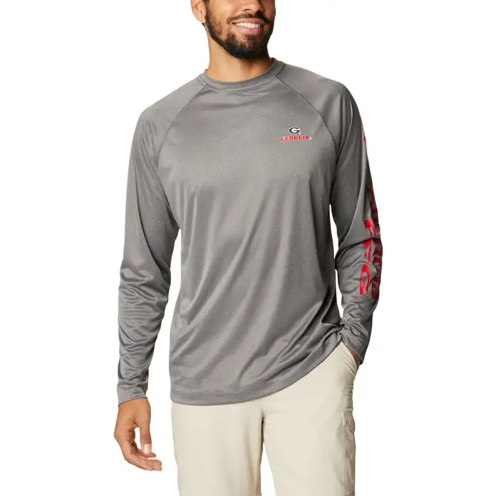 Georgia Bulldogs CLG Terminal Tackle LS T-shirt ANTHRACITE