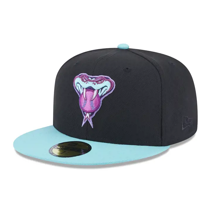 Arizona Diamondbacks MLB Cosmic Dust 59FIFTY BLK/LGRN/PUR