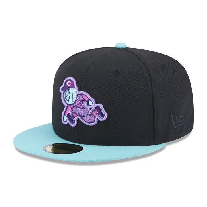 Casquette ajustée 59FIFTY MLB Cincinnati Reds Cosmic Dust NOIR/VERT CLAIR/VIOLET