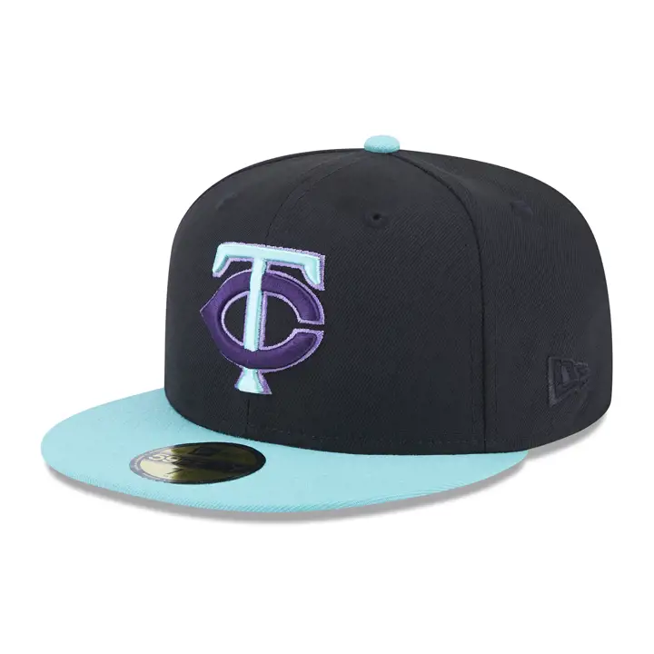 Minnesota Twins MLB Cosmic Dust 59FIFTY NOI/VER/VIO