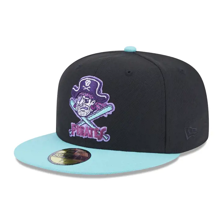 Casquette 59FIFTY MLB Pittsburgh Pirates Cosmic Dust BLK/LGRN/PUR