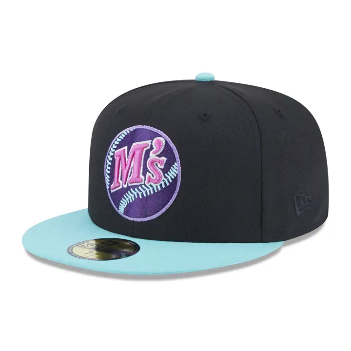 Seattle Mariners MLB Cosmic Dust 59FIFTY BLK/VTE/VIO