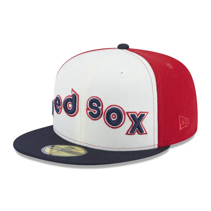 Casquette 59FIFTY Wordmark Boston Red Sox MLB Rétro Gris