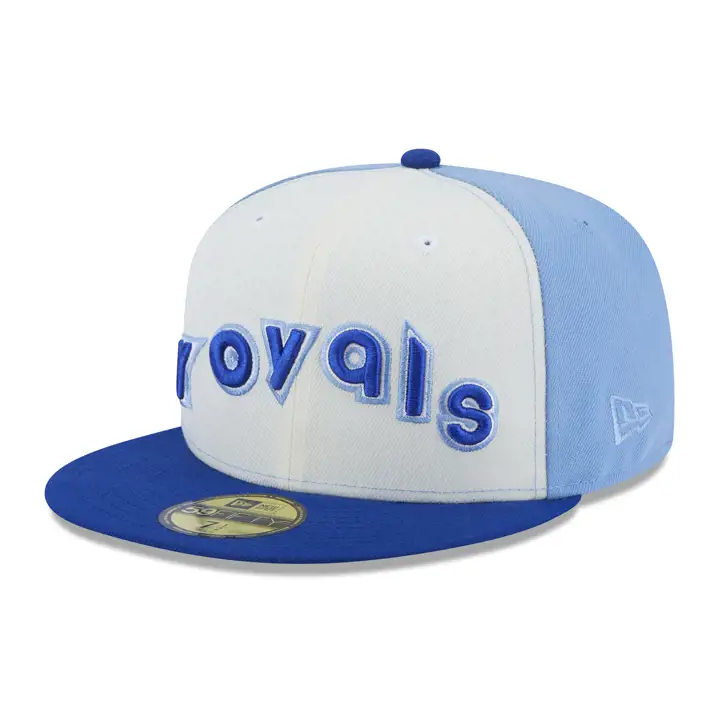 Casquette 59FIFTY MLB Kansas City Royals Retro Star Wordmark SKBL/Bleu