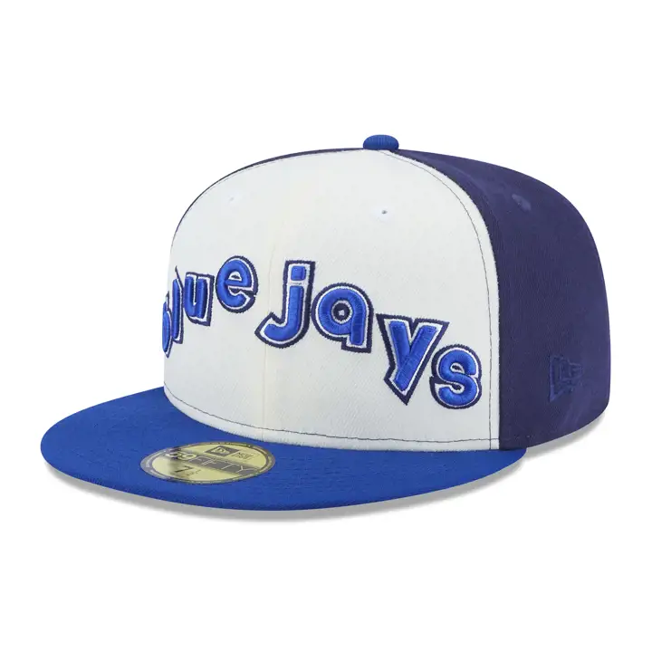 Toronto Blue Jays MLB Retro Star Wordmark 59FIFTY BLEU/BLEUCIEL/