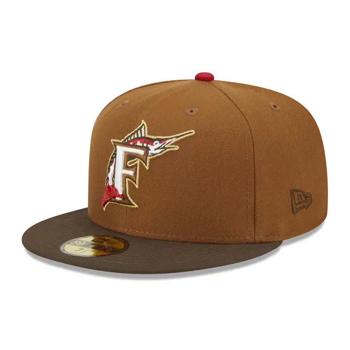 Florida Marlins MLB Rennes 59FIFTY BRN/WLNT/TAN