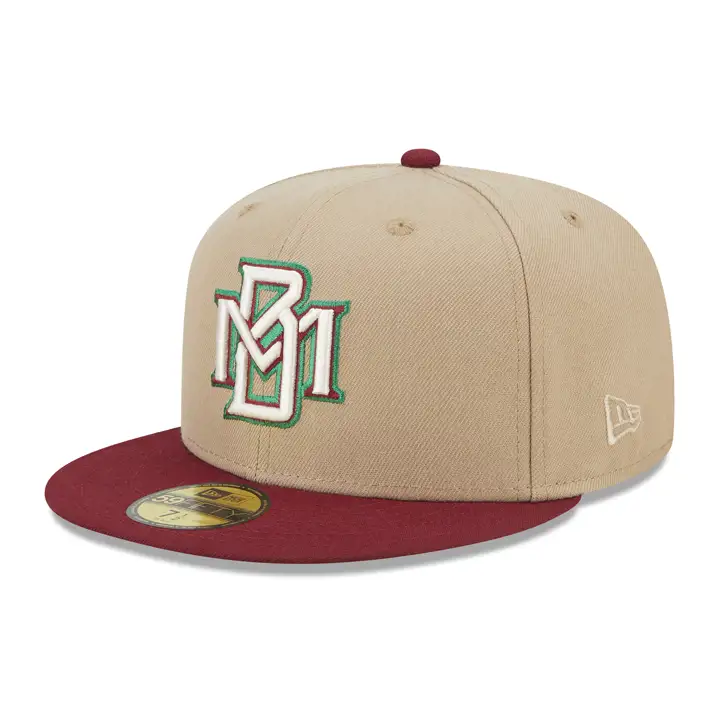 Milwaukee Brewers MLB Season's Greetings 59FIFTY CAMEL/CRÈME/