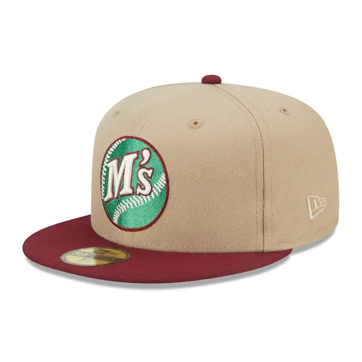 Seattle Mariners MLB Season's Greetings 59FIFTY CAMEL/CRED/G