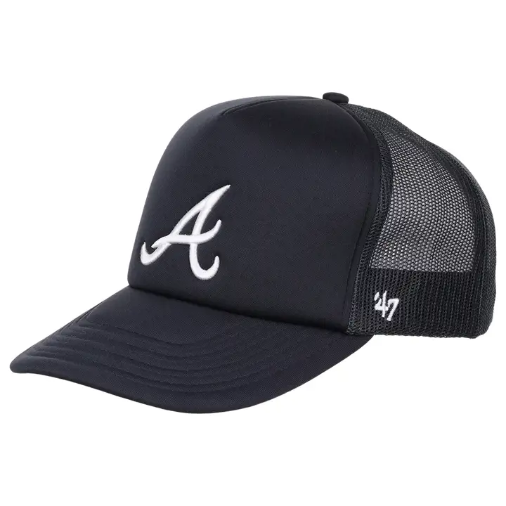 Casquette trucker MLB Atlanta Braves (mousse) bleu marine/bleu marine/bleu marine