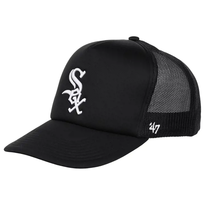 Casquette filet « Foam Shot » MLB des White Sox de Chicago, noir/noir/noir