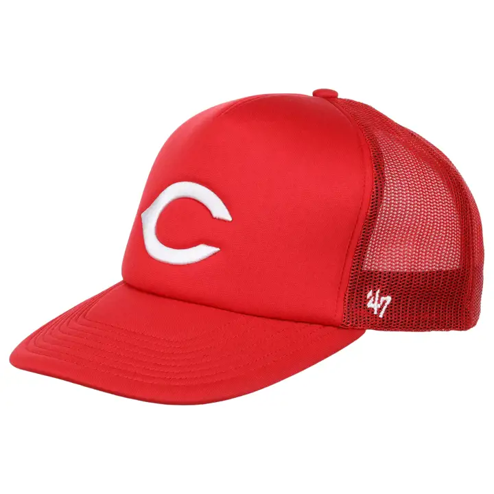 Casquette de camionneur Cincinnati Reds MLB en mousse rouge/rouge/rouge