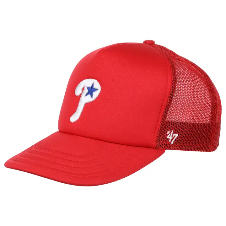 Casquette filet type camionneur Philadelphia Phillies MLB rouge/rouge/rouge