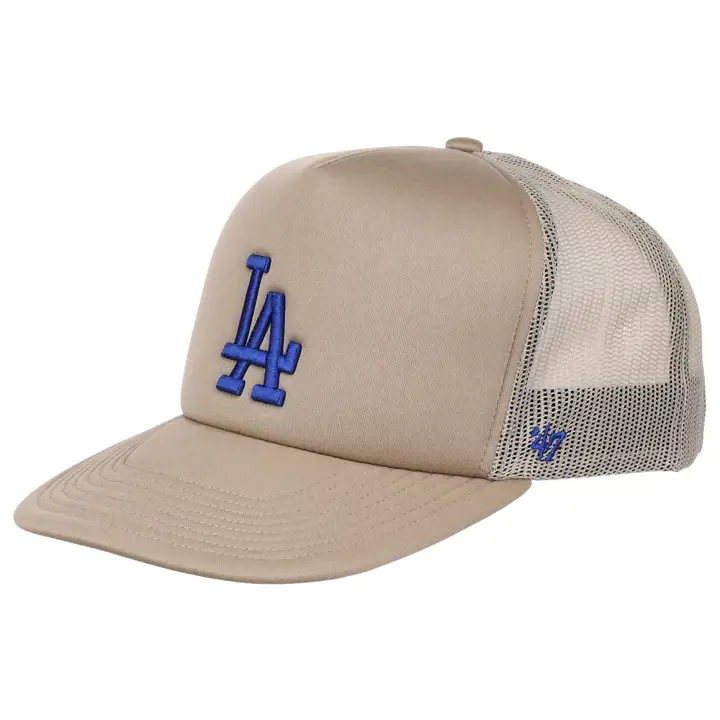 Los Angeles Dodgers MLB Casquette filet en mousse - Kaki/Kaki/Kaki