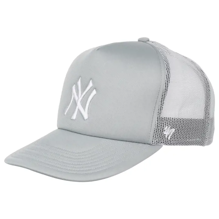 New York Yankees MLB Casquette Trucker en Mousse gris/gris/gris