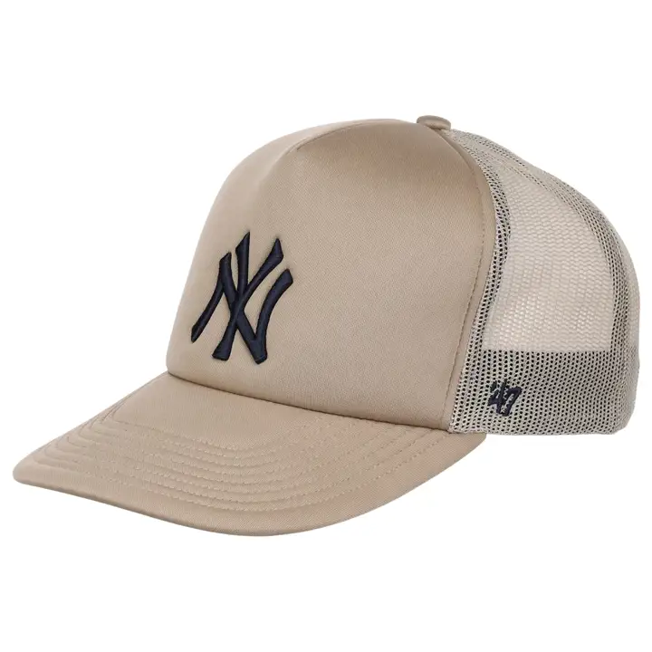 New York Yankees MLB Casquette Trucker en Mousse kha/kha/kha