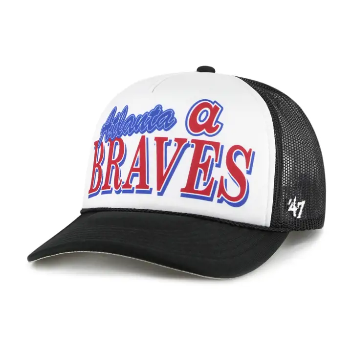 Casquette Trucker en mousse Atlanta Braves MLB Creedence blk/wht/blk