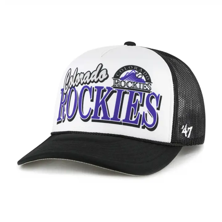 Casquette Trucker MLB Colorado Rockies Creedence Mousse noi/bla/noi