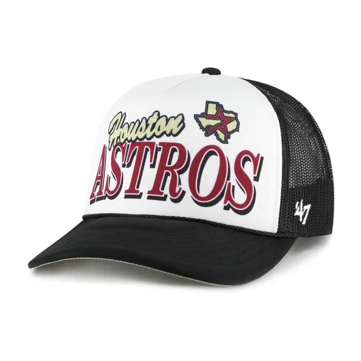 Casquette trucker en mousse Houston Astros MLB Creedence blk/wht/blk