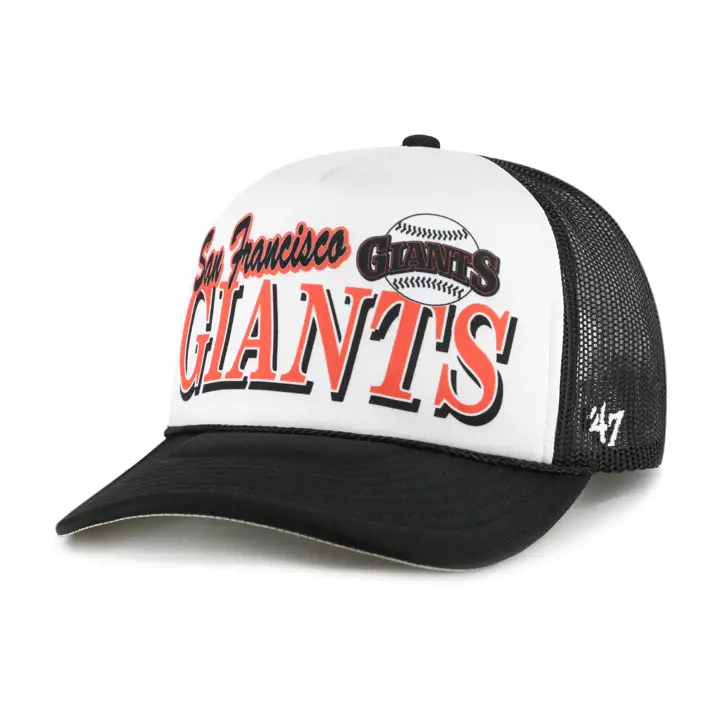 San Francisco Giants MLB Creedence Foam Trucker blk/wht/blk