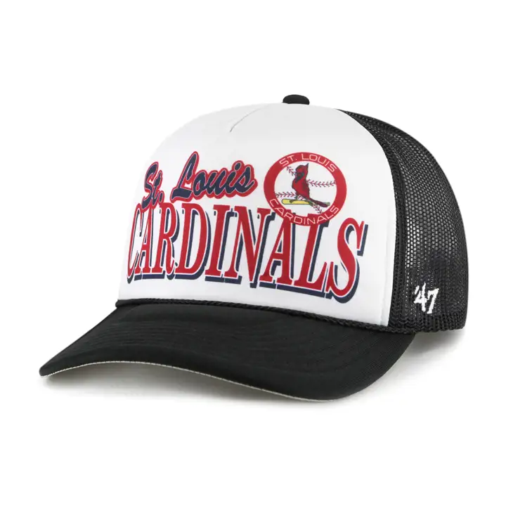Casquette Trucker en mousse St. Louis Cardinals MLB Creedence noir/blanc/noir