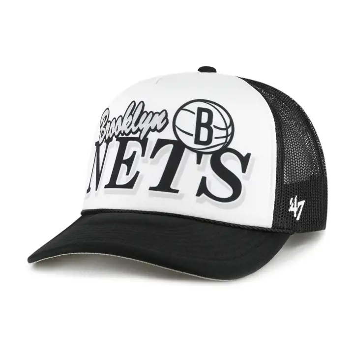 Brooklyn Nets NBA Casquette Trucker Creedence Mousse noi/bla/noi
