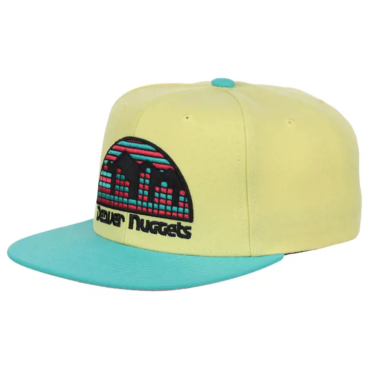 Casquette Snapback Denver Nuggets NBA Ice Tea Lemonade jaune/sarcelle/rose