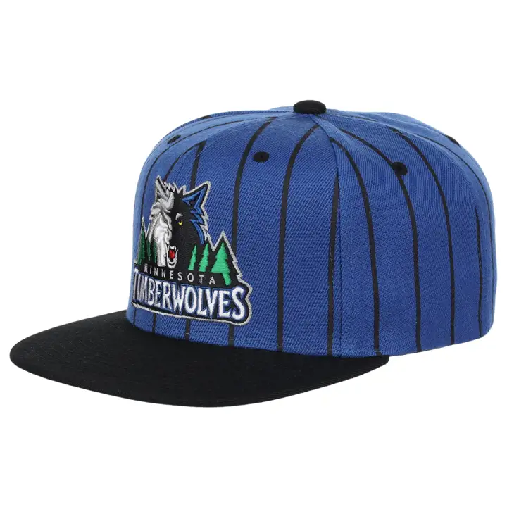 Minnesota Timberwolves NBA Casquette Snapback 2 Tons Rayée bleu/bl