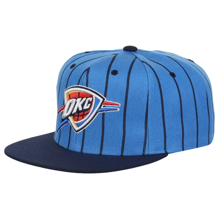 Casquette snapback Oklahoma City Thunder NBA 2 Tons Rayures bleues/marine
