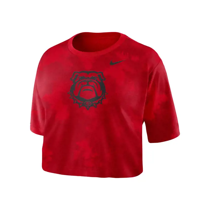 T-SHIRT COURT EN COTON NIKE ROUGE GEORGIA BULLDOGS GG W