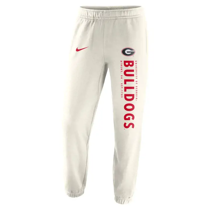 Pantalon en molleton crème Georgia Bulldogs GG U NK SAMEDI