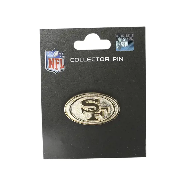 Épingle à logo doré des 49ers de San Francisco