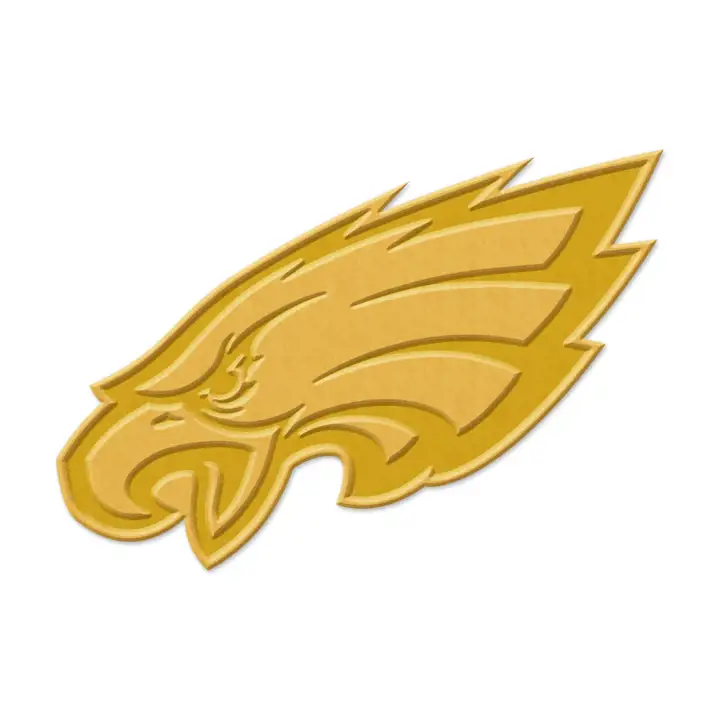 Épingle dorée du logo des Eagles de Philadelphie
